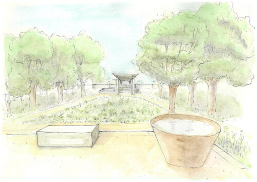 Hřbitov a zahrada v Protivanově